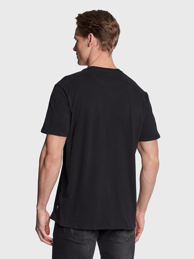 Guess Guess T-Shirt Zebra Logo M3GI58 KBDL0 Μαύρο Regular Fit