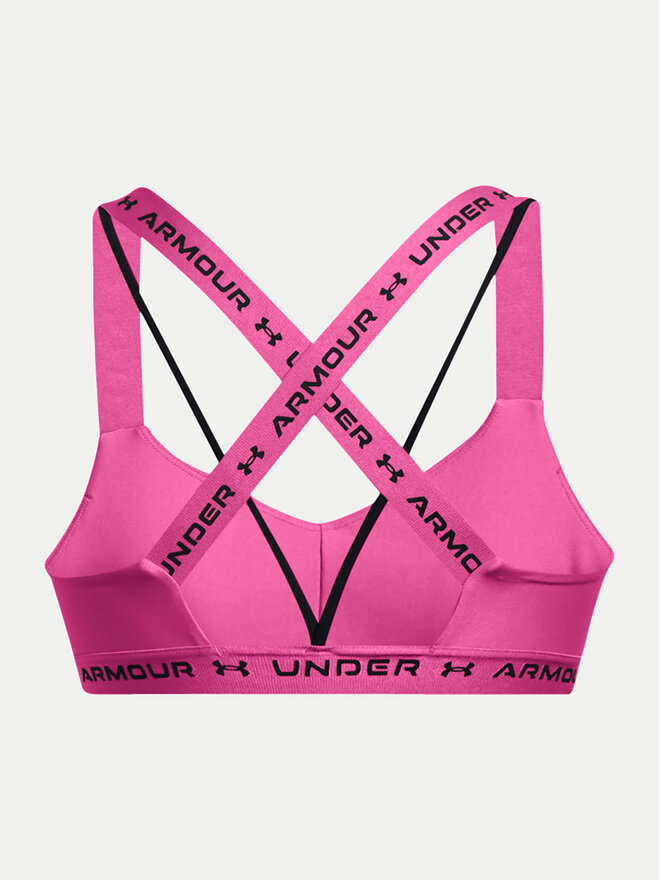 Under Armour Under Armour Špotni nedrček Crossback Low 1361033-686 Roza Compression Fit