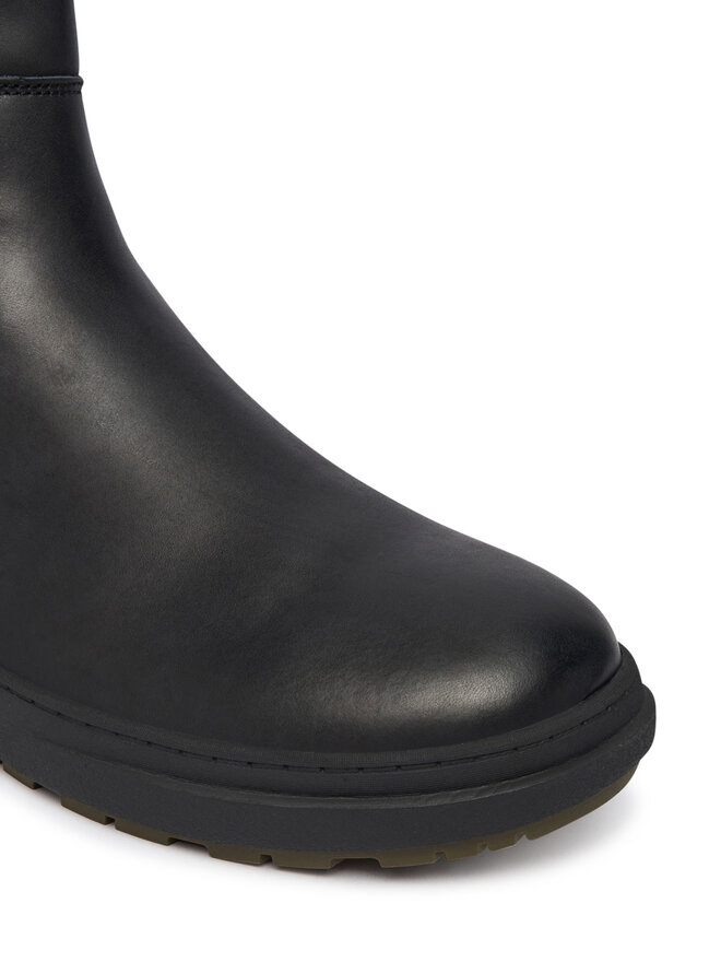 Tommy Hilfiger Klassische Stiefeletten Tommy Hilfiger Hilfiger Outdoor Warm Lth Chel FM0FM05958 Schwarz