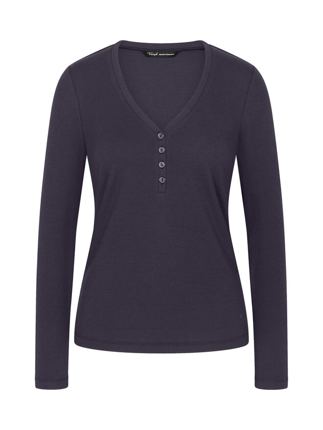 Triumph Triumph Pyjama-Bluse Mix&Match 10225031 Dunkelblau Regular Fit
