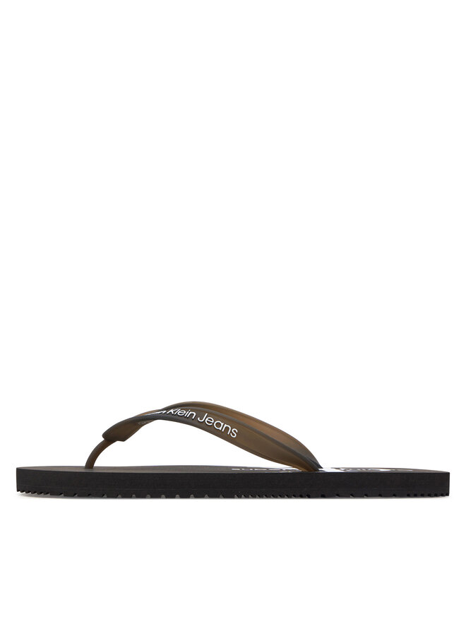 Calvin Klein Jeans Žabky Calvin Klein Jeans Beach Sandal Monogram Tpu YM0YM00838 Čierna