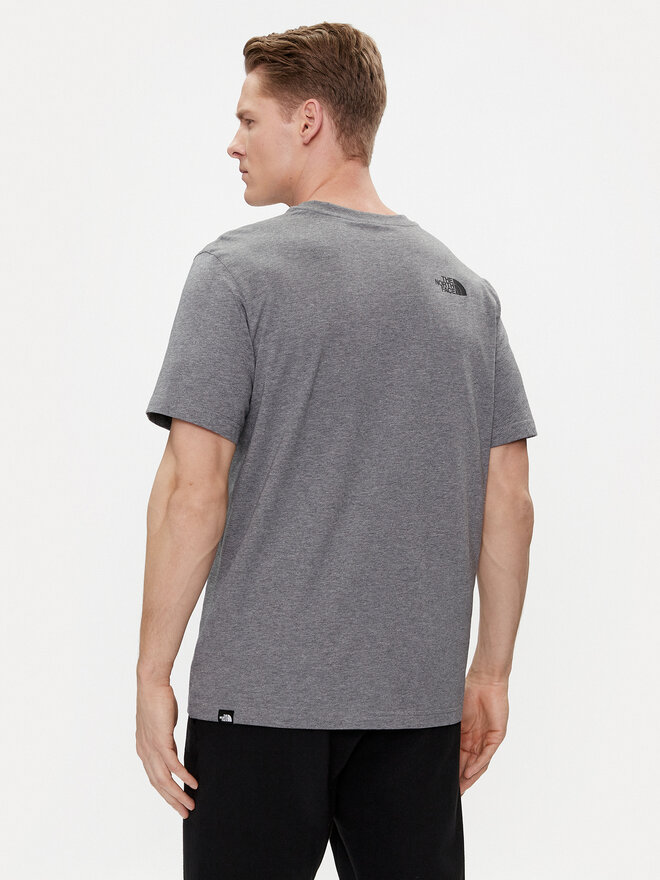 The North Face The North Face Marškinėliai Simple Dome NF0A87NG Pilka Regular Fit