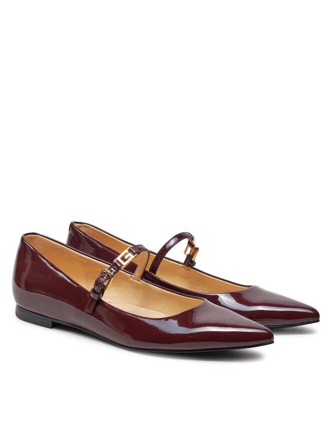 Guess Baleriny Guess Dannel FLFDAN PAF08 Bordowy