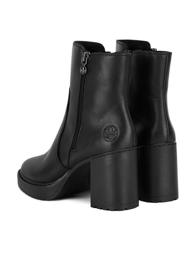 Rieker Īsie zābaki Rieker Y4155-01 Melns