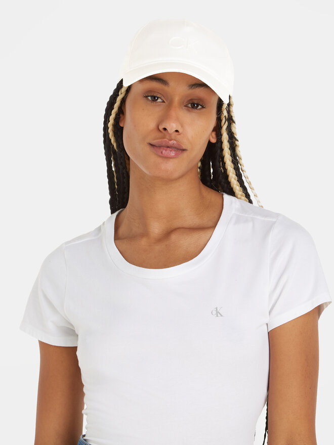 Calvin Klein Șapcă Calvin Klein K60K610996 Alb