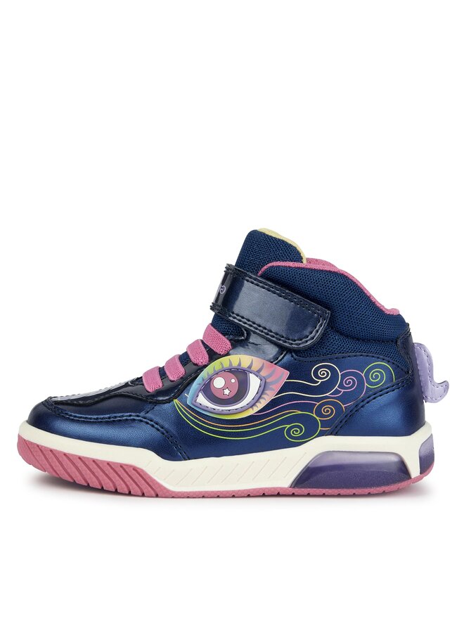 Geox Sneakers Geox J Inek Girl J36ASB 0NFEW C4243 D Bleumarin