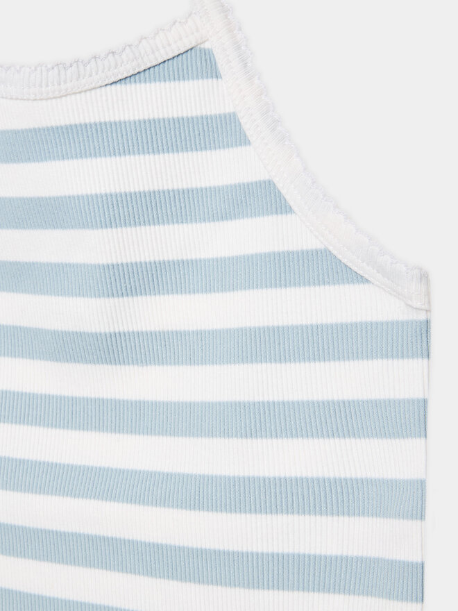 United Colors Of Benetton United Colors Of Benetton Top 3OIWCH00Z Modra Regular Fit