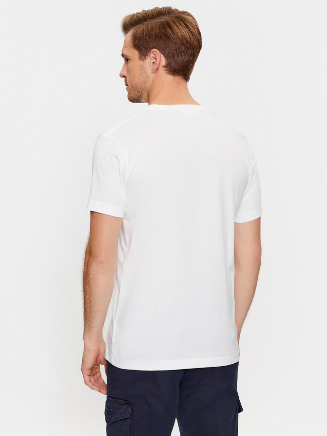 Gant Gant T-Shirt Shield 2003185 Weiß Slim Fit
