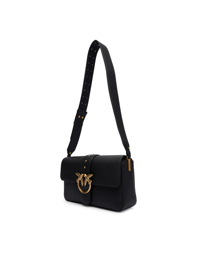 PINKO Handtasche PINKO Love One Classic Slouchy Fl PLTT 104524 A2OX Schwarz