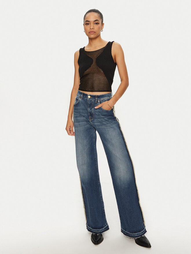 PINKO PINKO Τοπ 103296 A1QC Μαύρο Slim Fit