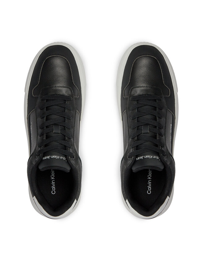 Calvin Klein Jeans Sneakers Calvin Klein Jeans Chunky Cupsole Low Lth In Sat YM0YM00873 Schwarz