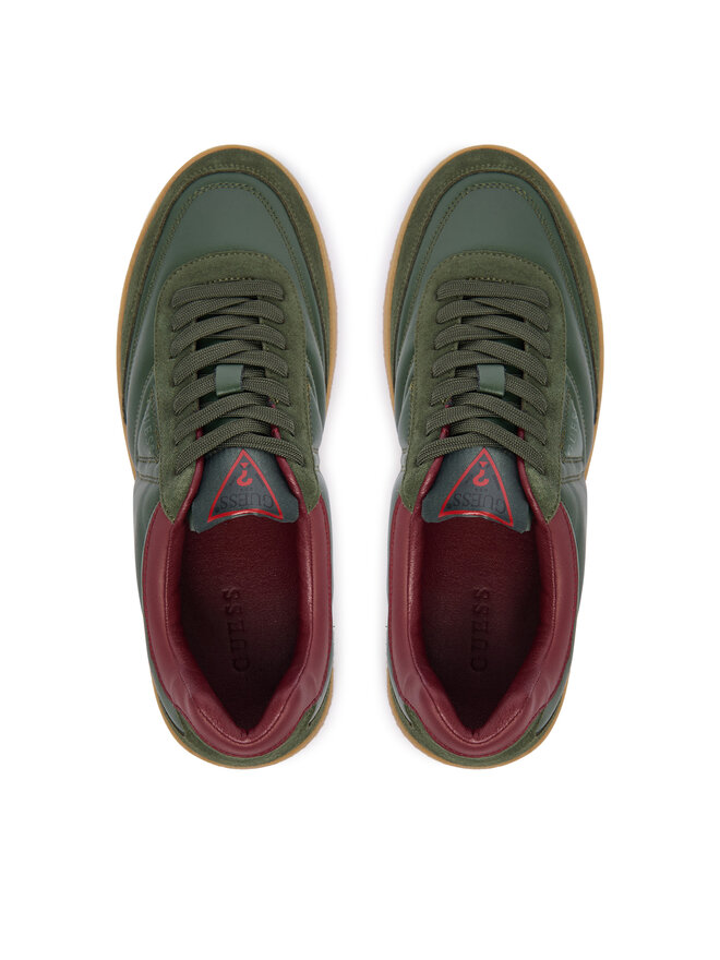 Guess Sneakersy Guess FMFMOH LEA12 Zielony