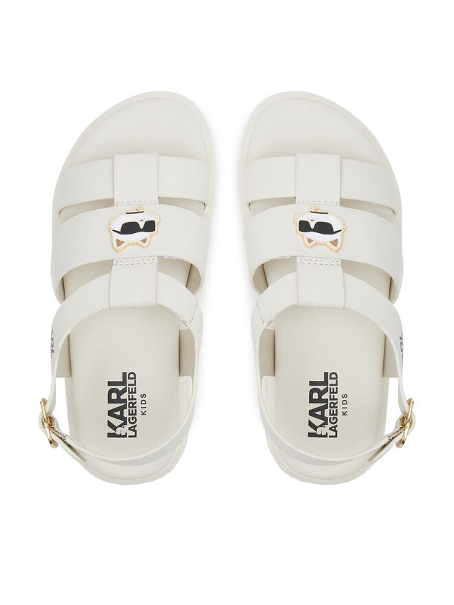 Karl Lagerfeld Kids Sandalen Karl Lagerfeld Kids Z30372 M Écru