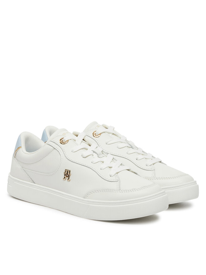 Tommy Hilfiger Αθλητικά Tommy Hilfiger Essential Chic Court Sneaker FW0FW08322 Λευκό