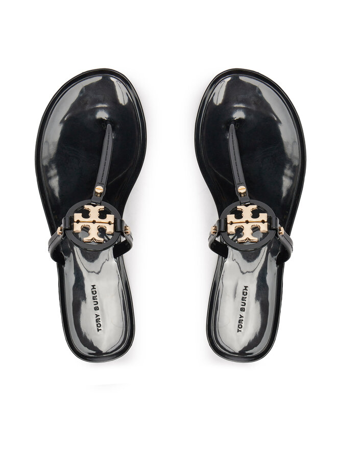 Tory Burch Japonki Tory Burch Mini Miller Flat Thong 51148678 Czarny