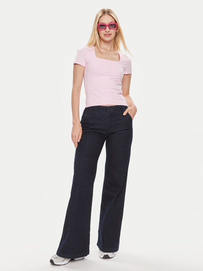 Noisy May Noisy May T-Shirt Mik 27029540 Rosa Slim Fit