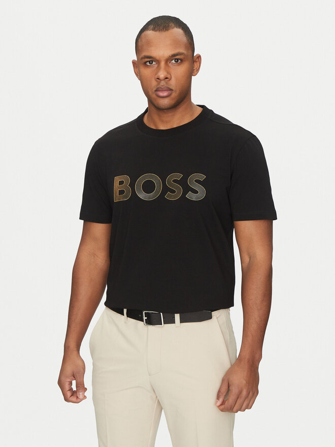 BOSS BOSS Majica TL Logo 50535170 Črna Regular Fit
