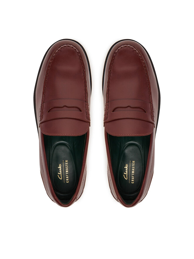 Clarks Mokassins Clarks CraftJames Lo 26183358 Dunkelrot