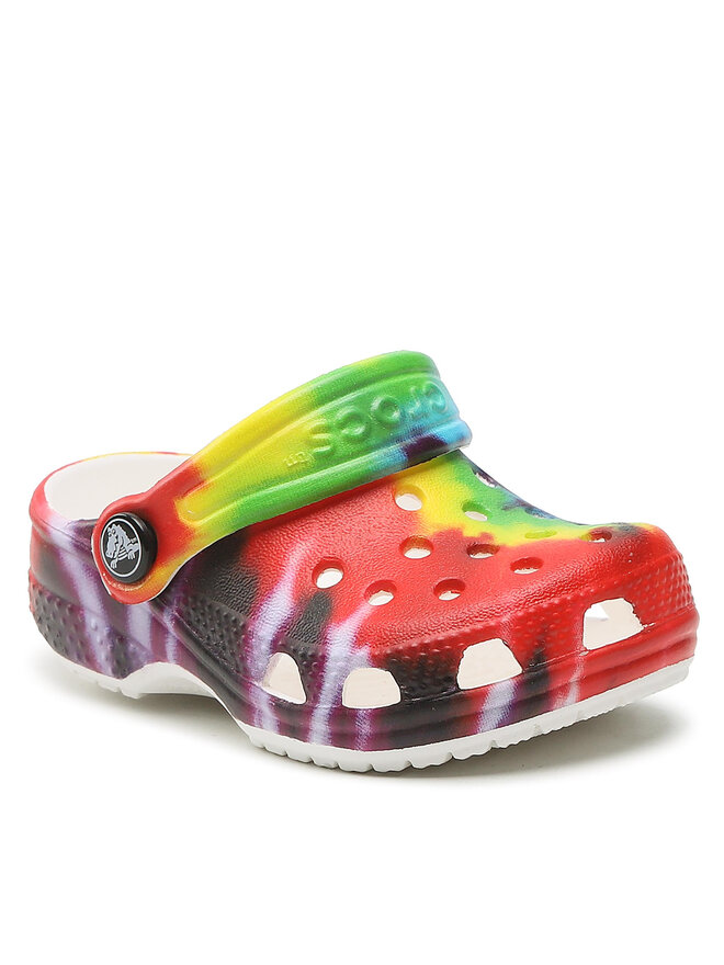 Crocs Klapki Crocs Littles Graphic Clog 207281 Kolorowy