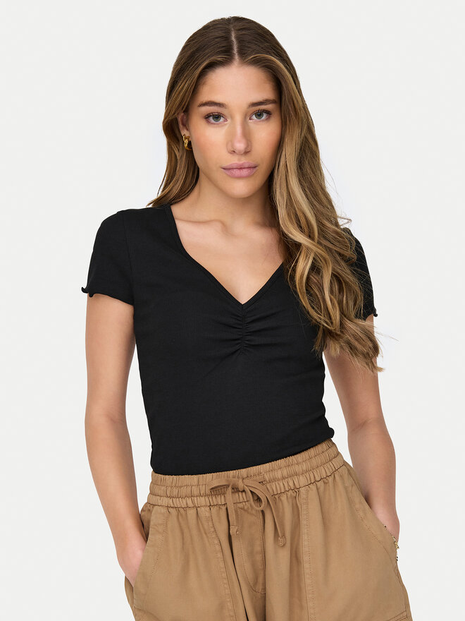 ONLY ONLY Marškinėliai Betty 15311919 Juoda Regular Fit