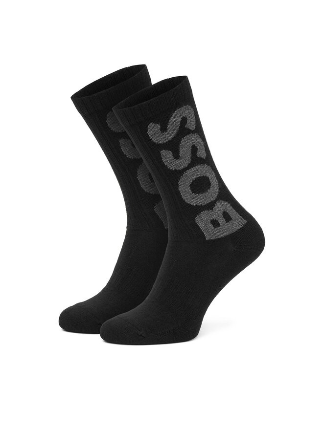 BOSS Sada 3 párů pánských vysokých ponožek BOSS 50524259 Barevná