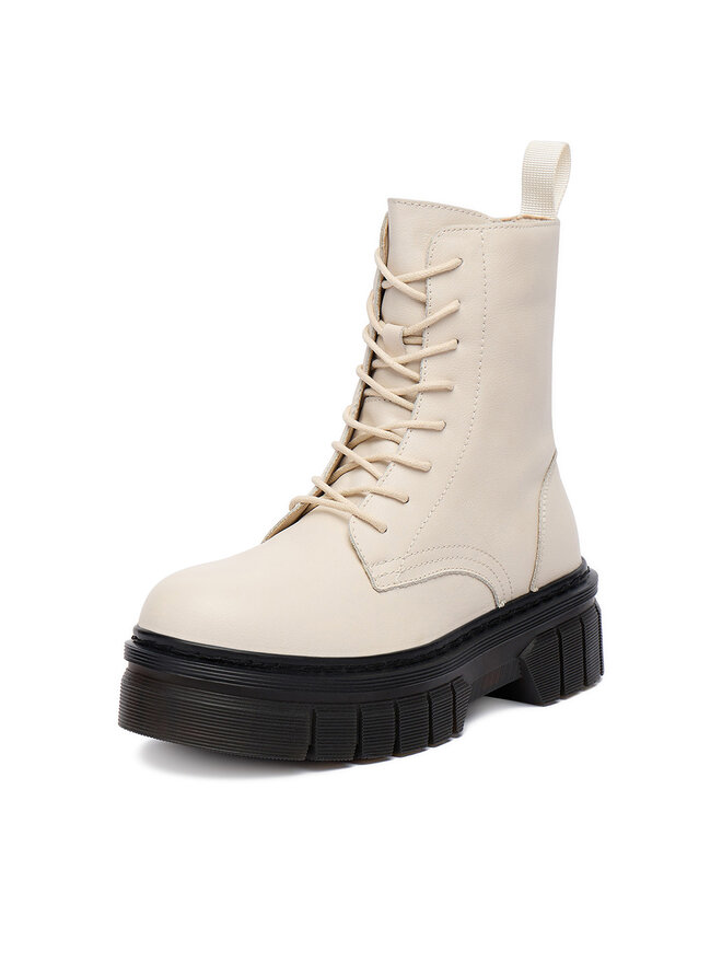 DeeZee Botines planos DeeZee 13258-2 Beis