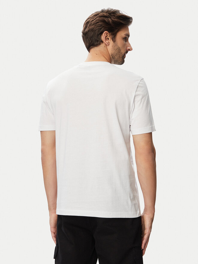 BOSS BOSS T-Shirt Te Motors 50566627 Weiß Regular Fit