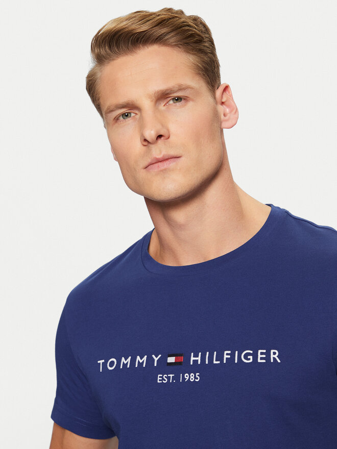 Tommy Hilfiger Tommy Hilfiger Camiseta Tommy Logo MW0MW11797 Azul marino Regular Fit