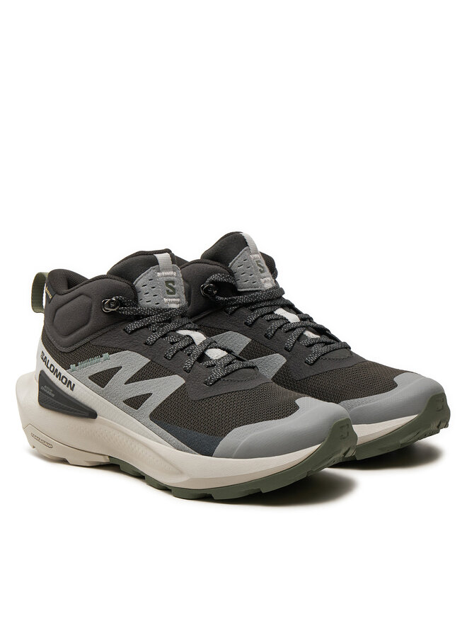 Salomon Trekkingschuhe Salomon Elixir Activ Mid Gore-Tex L47457000 Grau