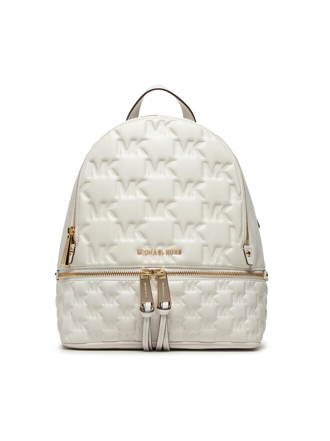 Michael kors rhea white backpack outlet