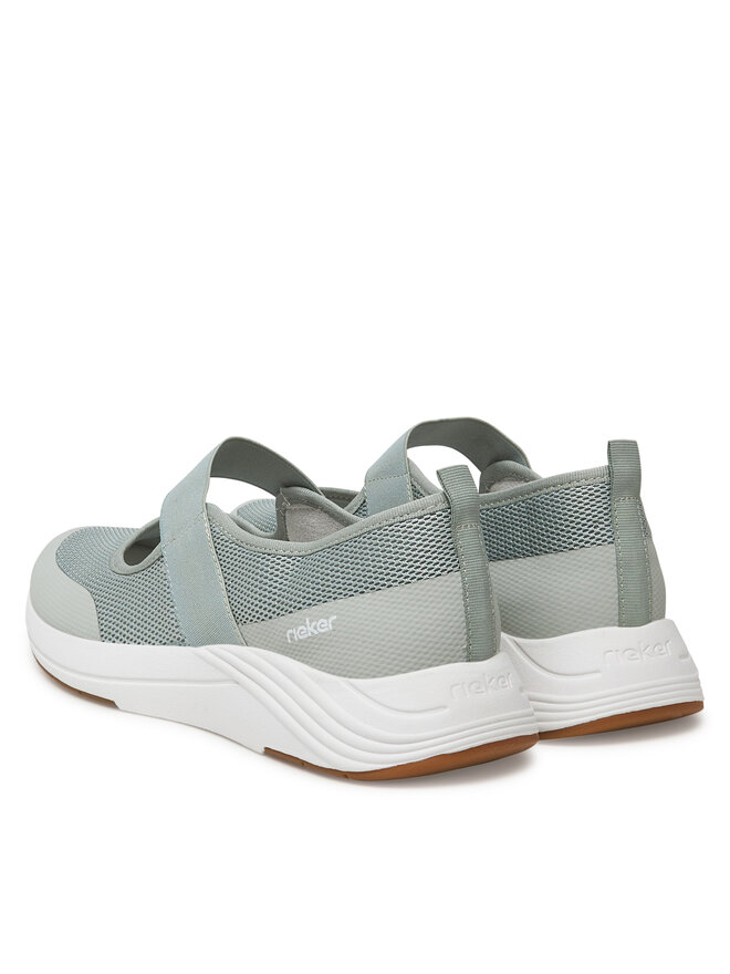 Rieker Sneakersy Rieker N8551-52 Zelená