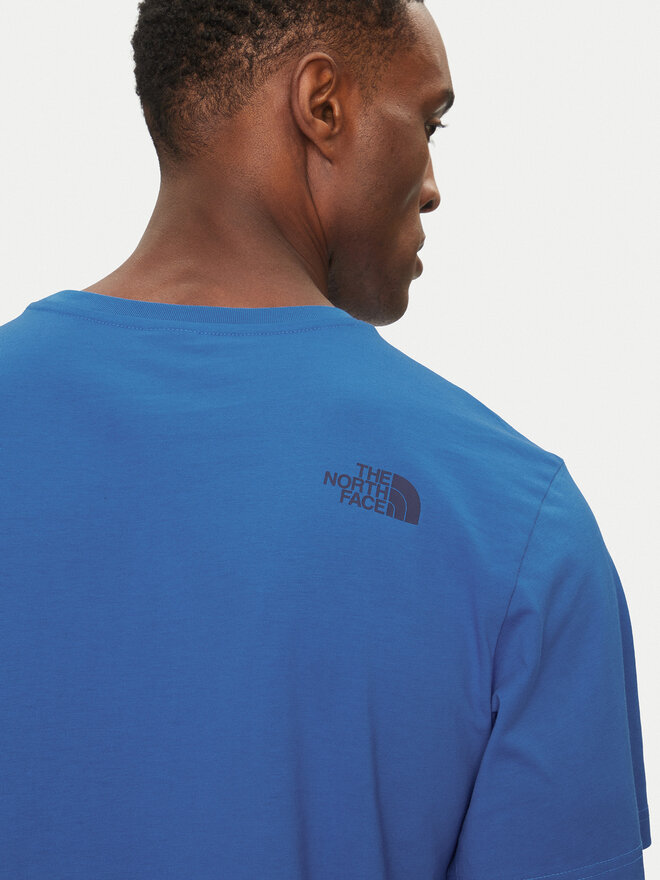 The North Face The North Face T-shirt Easy NF0A8A6C Plava Regular Fit