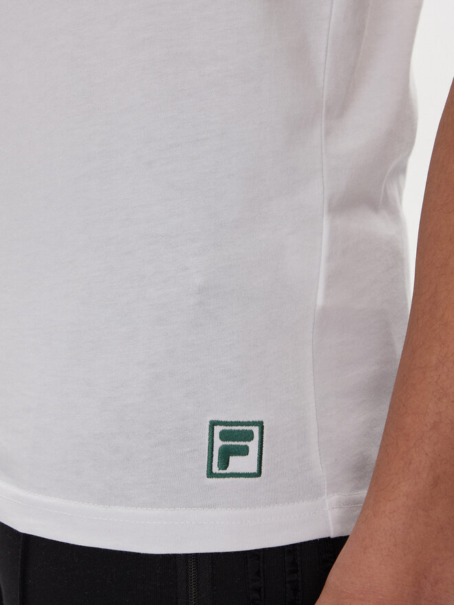 Fila Fila Trikó Lirey FAM0919 Fehér Slim Fit