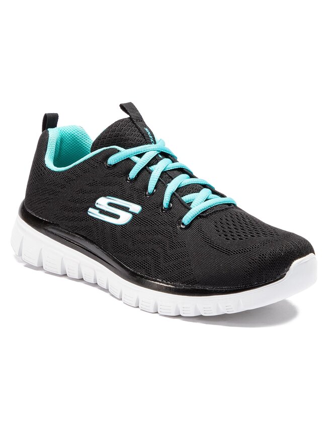 Skechers Sportcipők Skechers Get Connected 12615/BKTQ Fekete