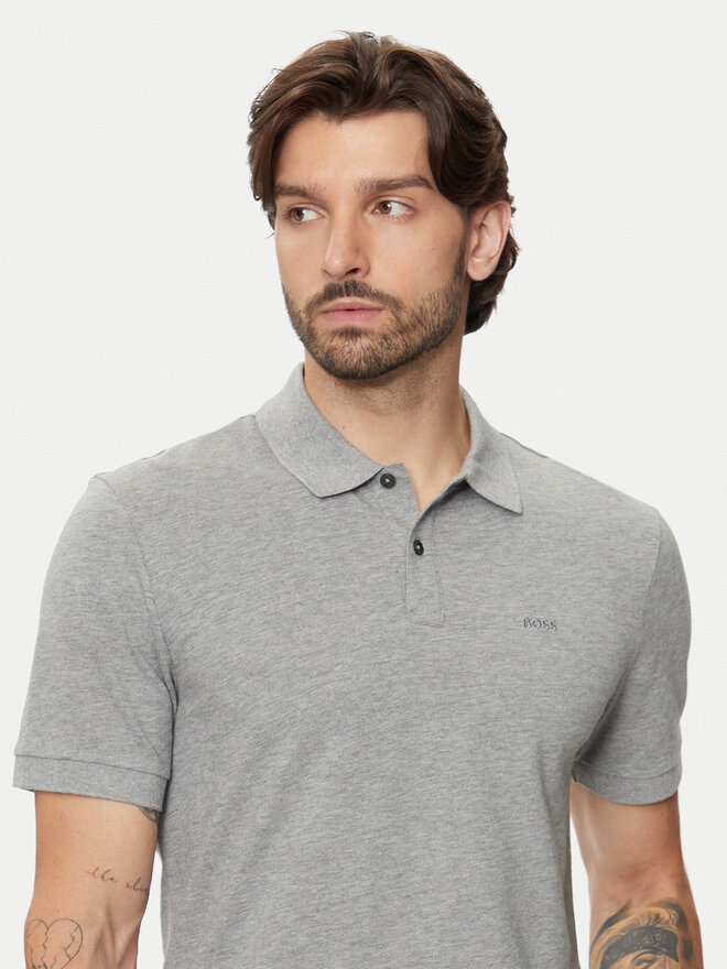 BOSS Boss Poloshirt Pallas 50468362 Grau Regular Fit