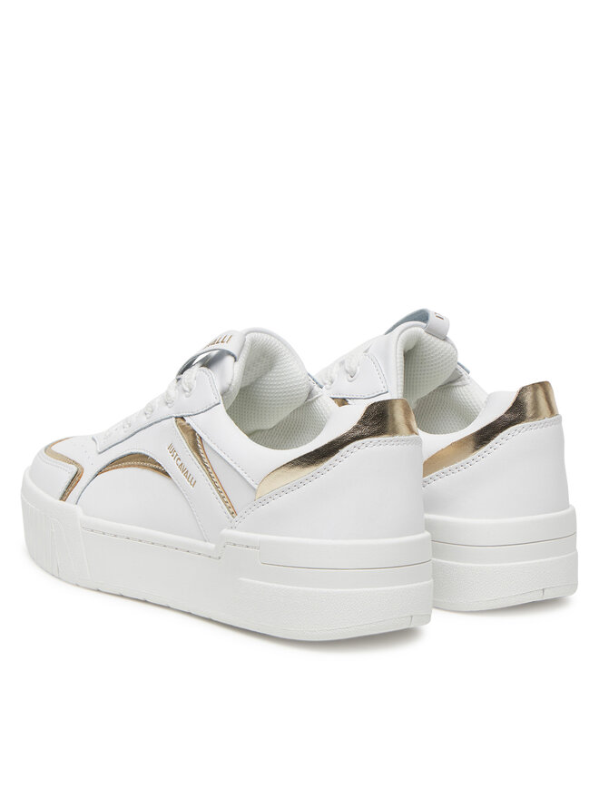 Just Cavalli Sneakersy Just Cavalli 78RA3ST2 ZPA98 Biela