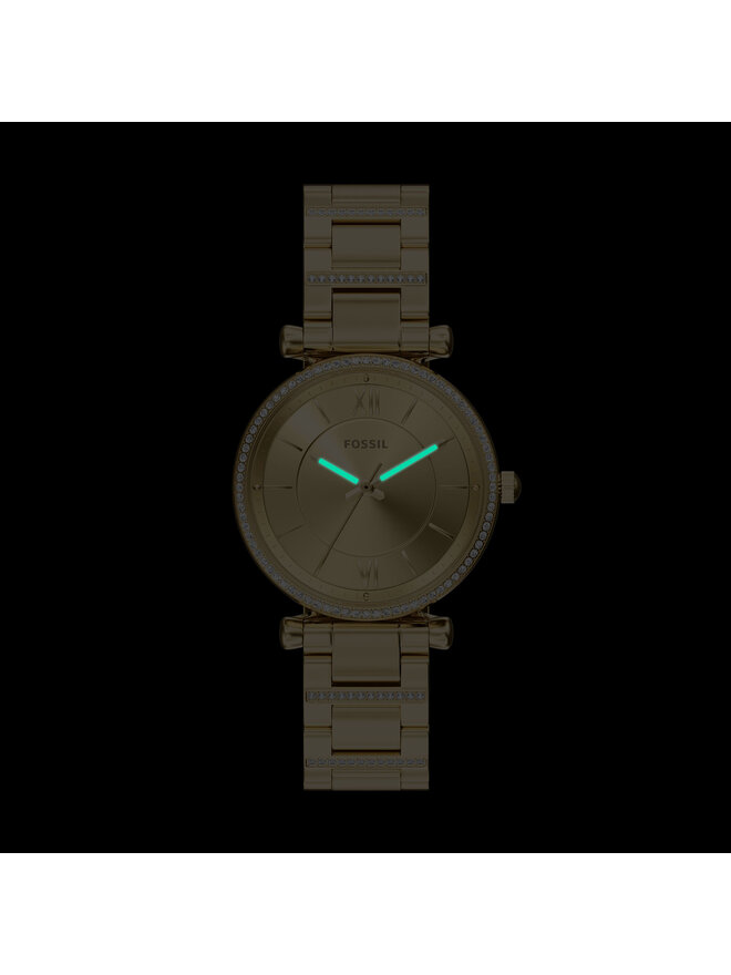 Fossil Uhr Fossil Carlie ES5465 Goldfarben