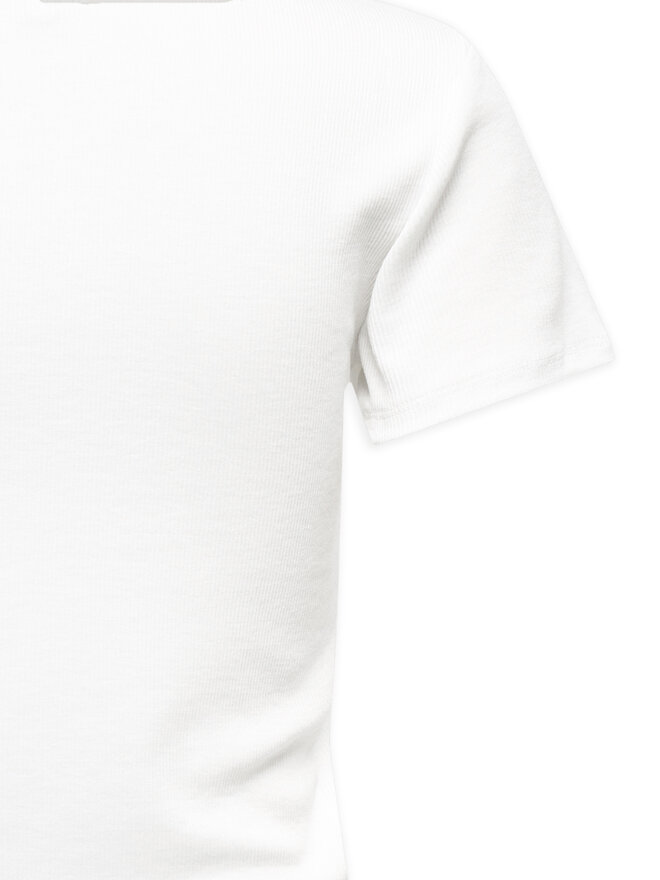 ONLY ONLY T-Shirt Daniella 15350554 Λευκό Slim Fit