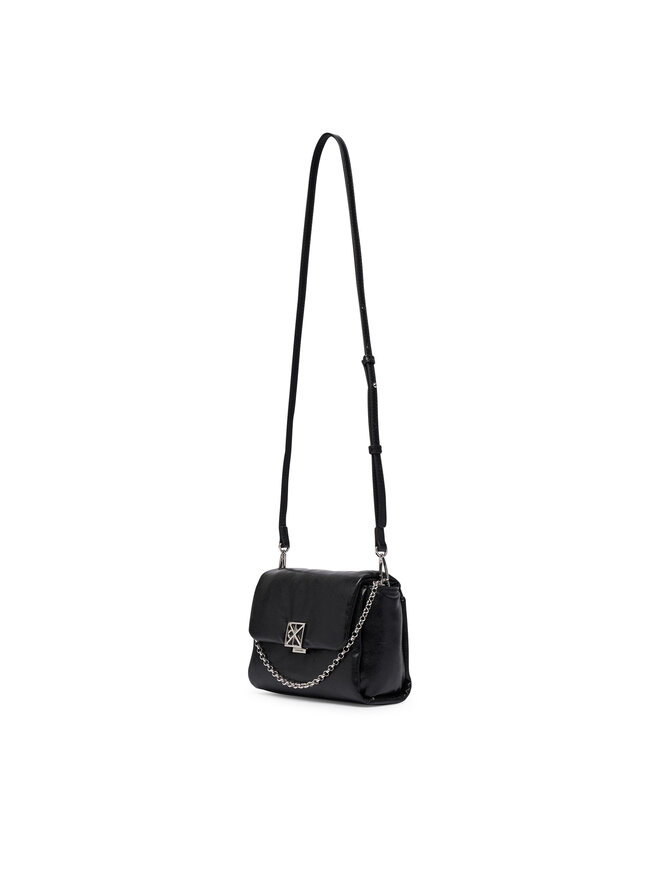 Calvin Klein Handtasche Calvin Klein Emblem Hw Padded Crossbody LV04F3620G Schwarz