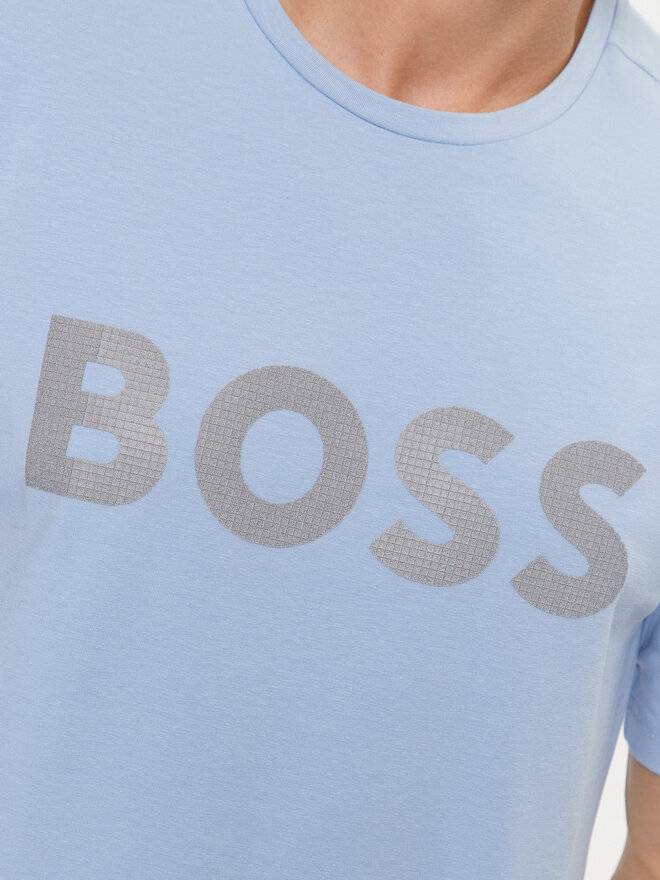 BOSS Boss Футболка Tee 8 50501195 Блакитний Regular Fit