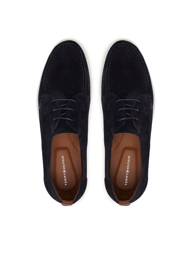 Tommy Hilfiger Mokasini Tommy Hilfiger Moc T Derby FM0FM05495 Mornarsko modra