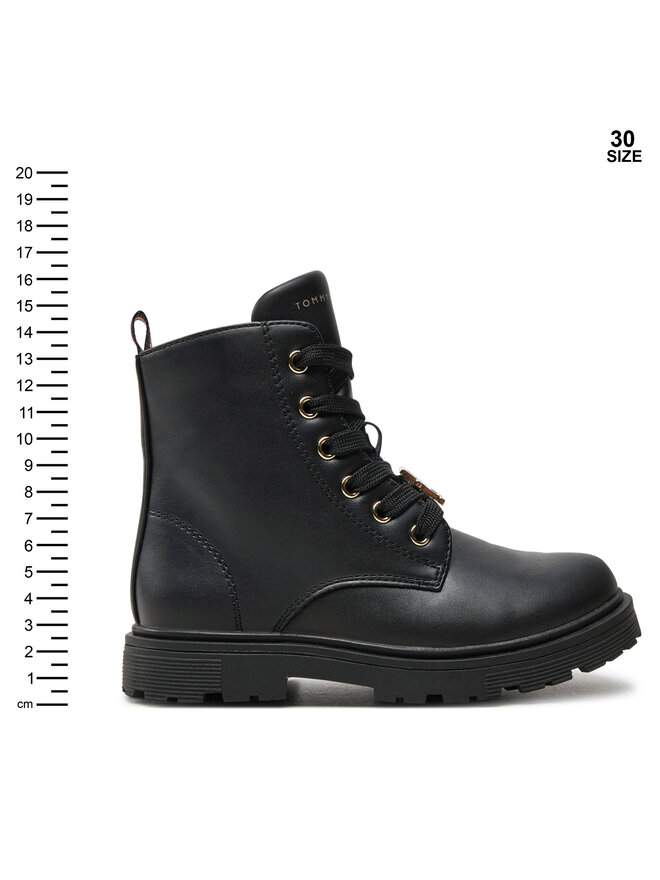 Tommy Hilfiger Черевики туристичні Tommy Hilfiger Lace-Up Bootie T1A5-33561-1351 S Чорний