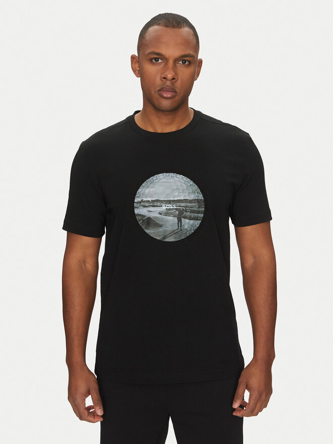 BOSS BOSS Camiseta Graphic Heritage 50537847 Negro Regular Fit