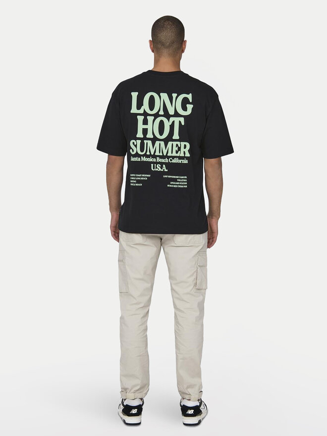 Only & Sons Only & Sons T-Shirt Kenny 22028736 Μαύρο Relaxed Fit