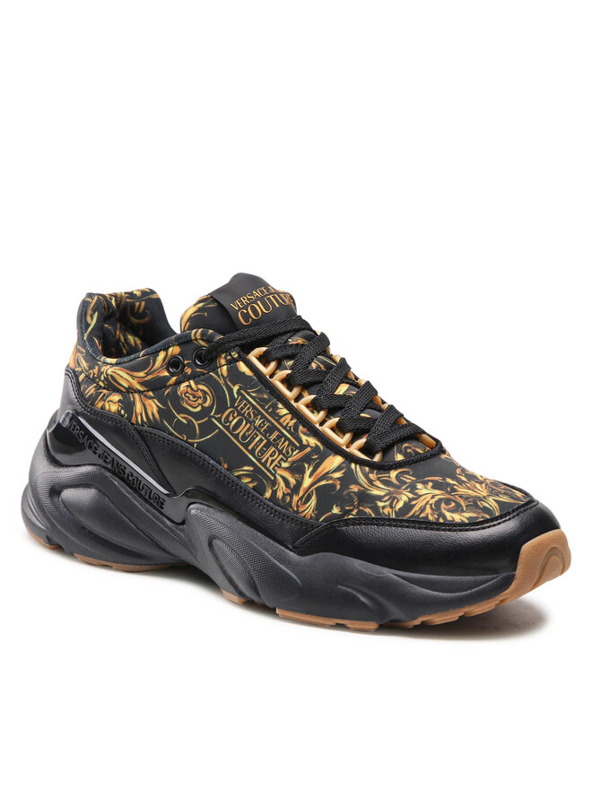 Versace Jeans Couture Снікерcи Versace Jeans Couture 72YA3SW2 Чорний