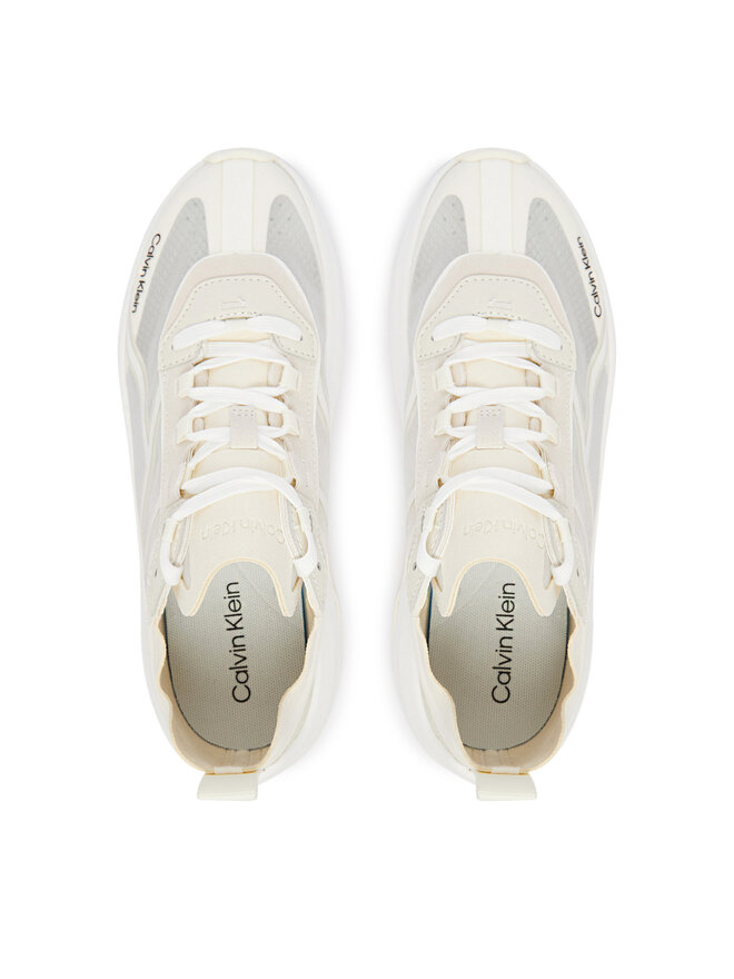 Calvin Klein Sneakers Calvin Klein Chunky Run Ckstripe Lup Rip HW0HW03005 05Z Écru