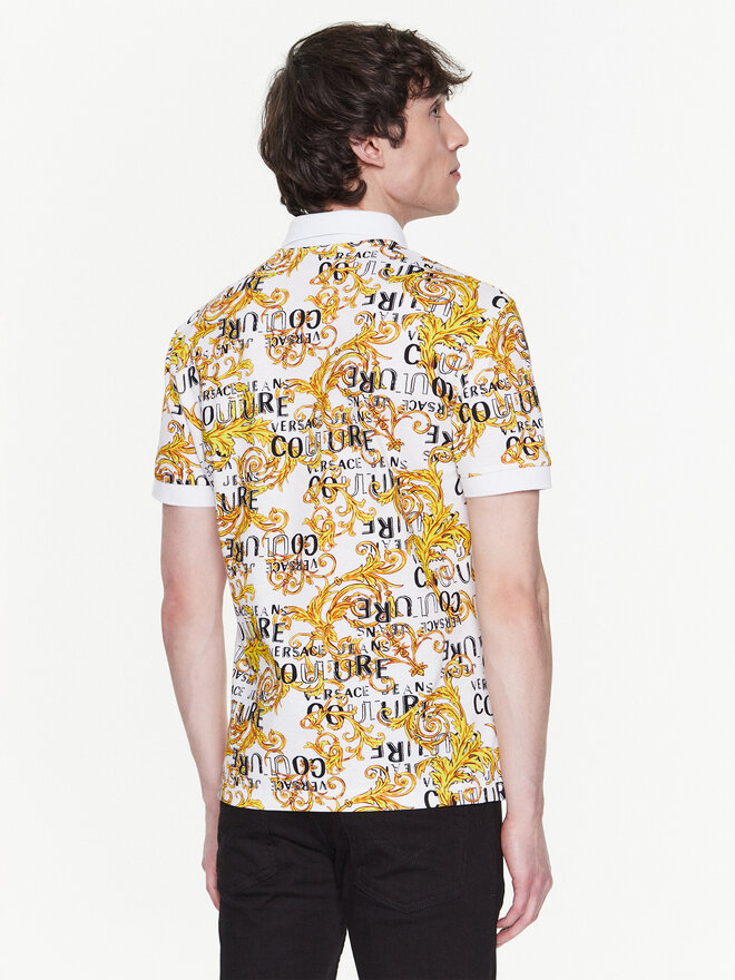 Versace Jeans Couture Versace Jeans Couture Polo 74GAG6S0 Blanco Regular Fit