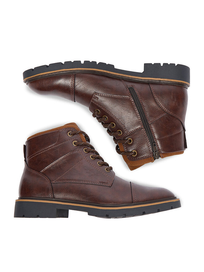 Lanetti Schnürschuhe Lanetti CEO-2011 124AM Braun