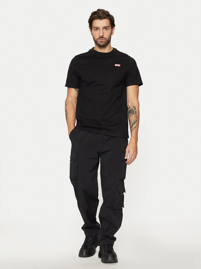 Hunter Hunter Футболка HARM0039242 Чорний Regular Fit