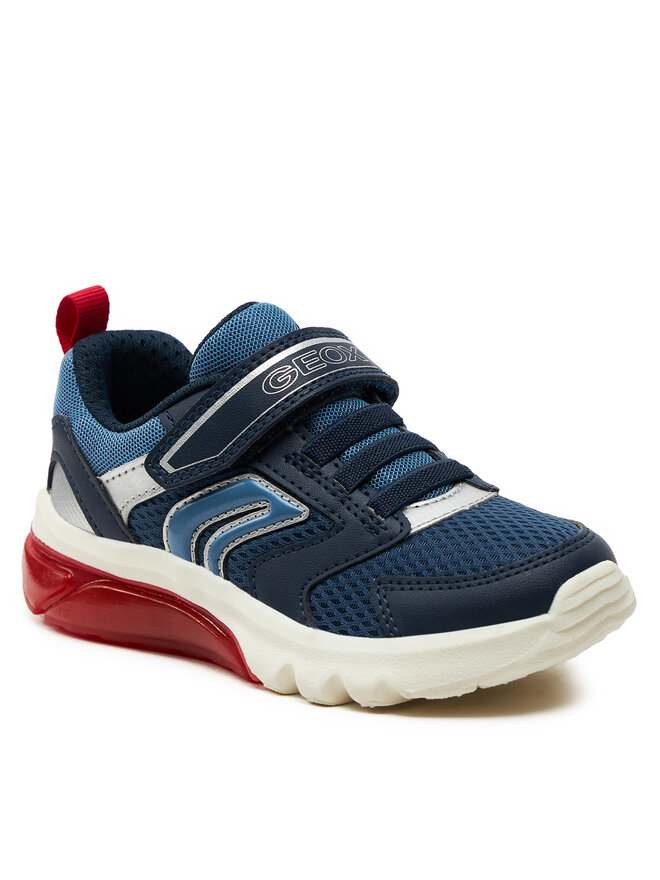 Geox Sneakersy Geox J Ciberdron Boy J45LBC 01454 C0735 S Granatowy